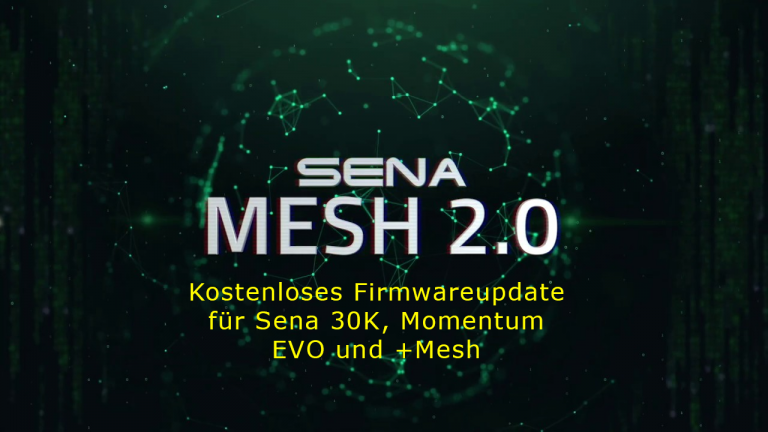 Kostenloses Firmwareupdate fÃ¼r Sena 30K, Momentum EVO und +Mesh