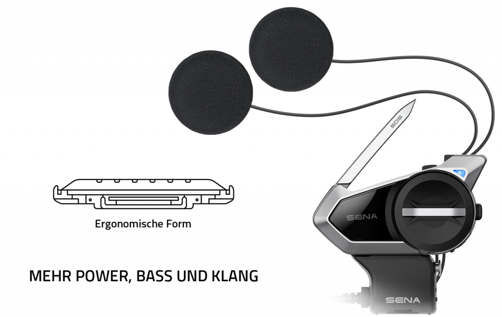 Sena 50S verbesserte Lautsprecher