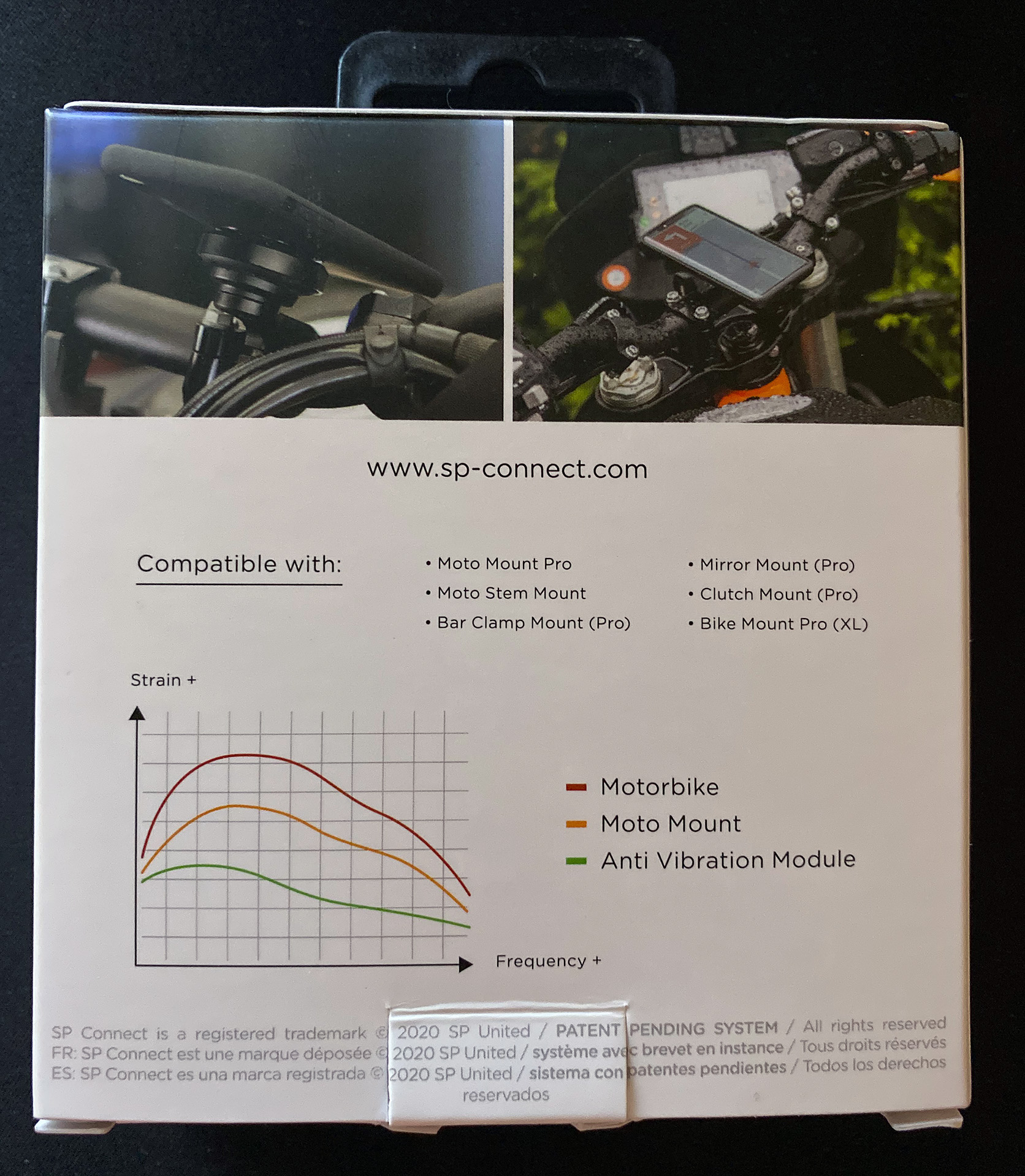 Motorrad Handyhalterung mit Ladefunktion von SP Connect im Test